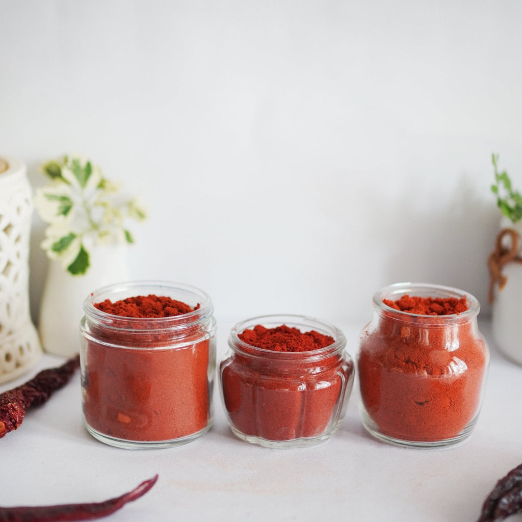 Stemless Chilli Powders Spice basket Combo