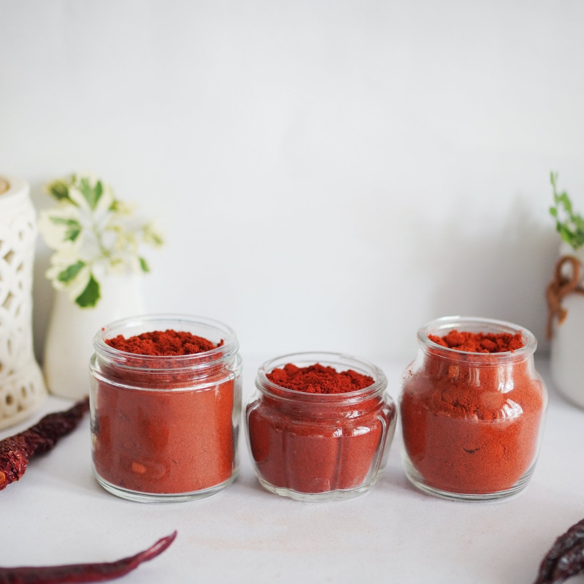 Stemless Chilli Powders Spice basket Combo